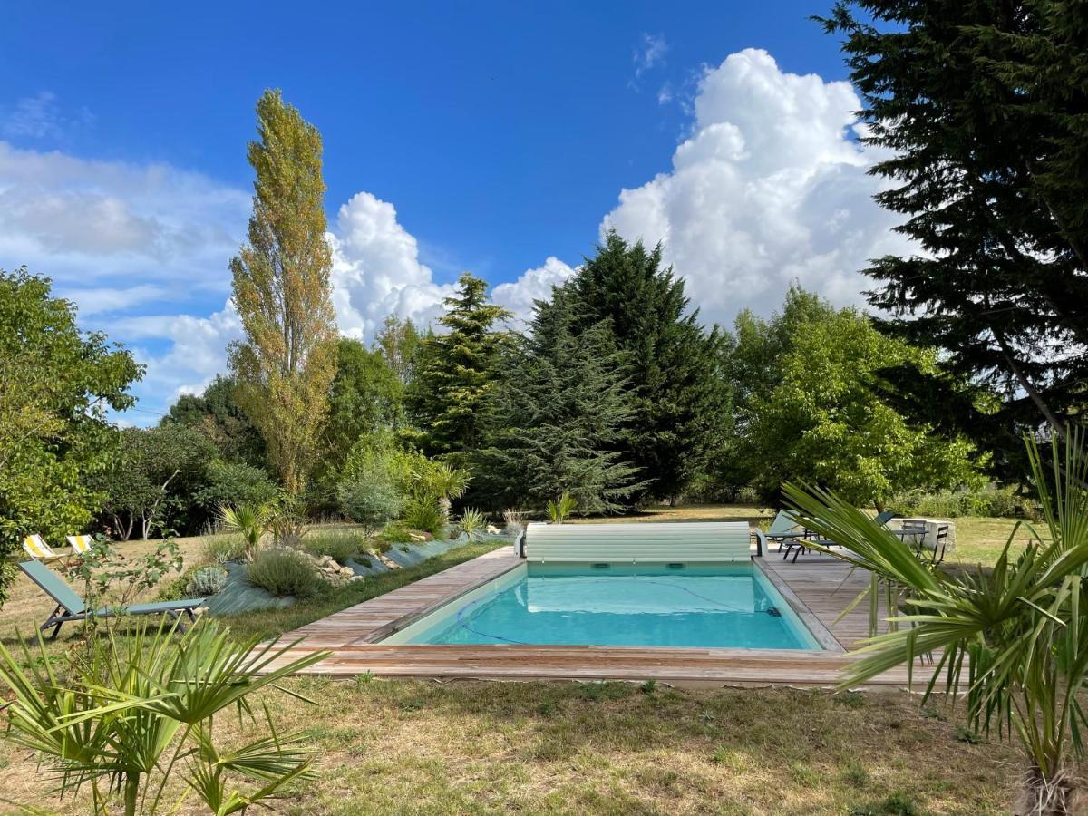 Chambres D Hotes Avec Piscine Et Spa La Foliere Saumur Villebernier Eksteriør billede