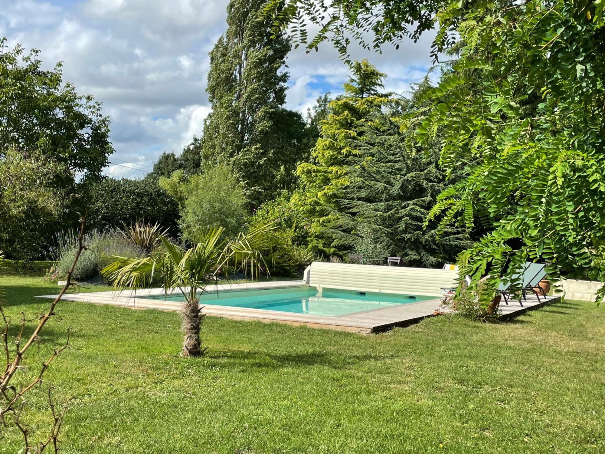 Chambres D Hotes Avec Piscine Et Spa La Foliere Saumur Villebernier Eksteriør billede