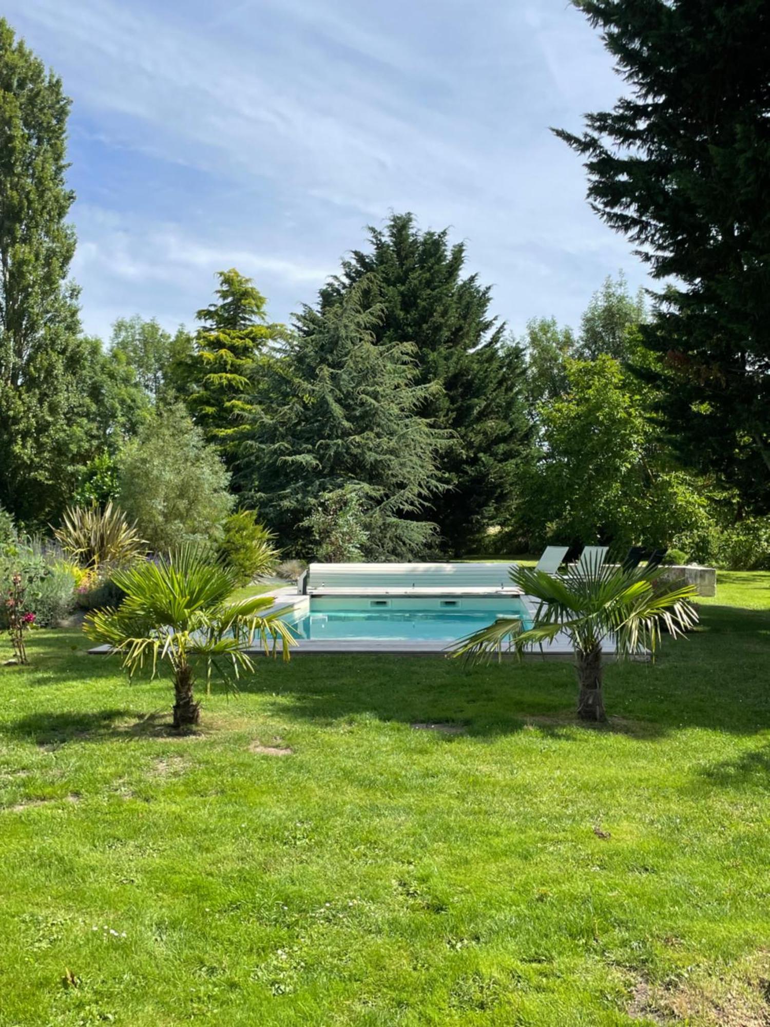 Chambres D Hotes Avec Piscine Et Spa La Foliere Saumur Villebernier Eksteriør billede